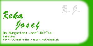 reka josef business card